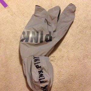 Pink reflective windbreaker