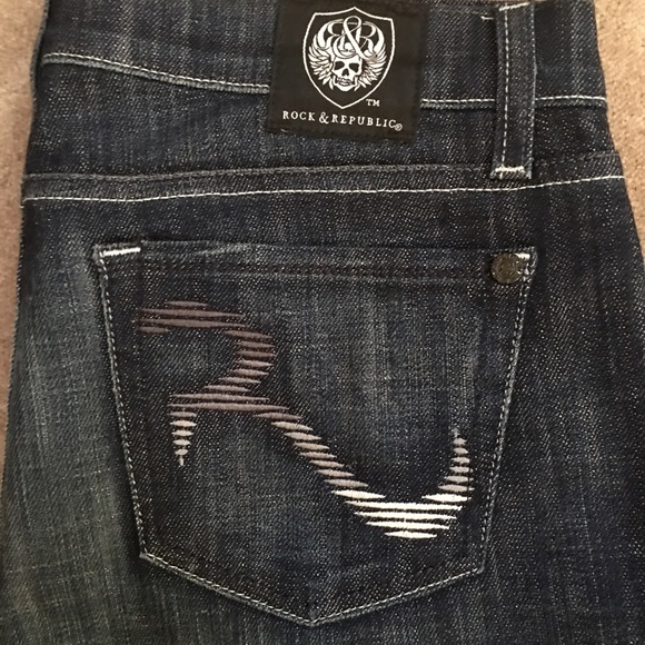 Rock & Republic metallic Bootcut jeans NEW ~ SZ 29