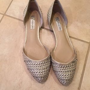 INC Champage colored flats