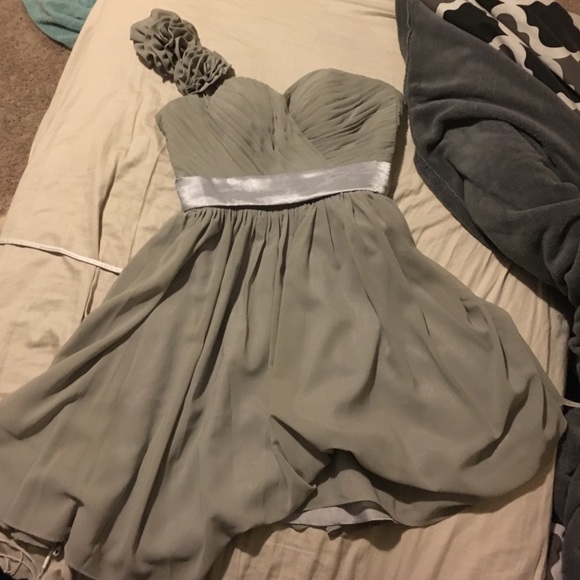 Grey formal dress
