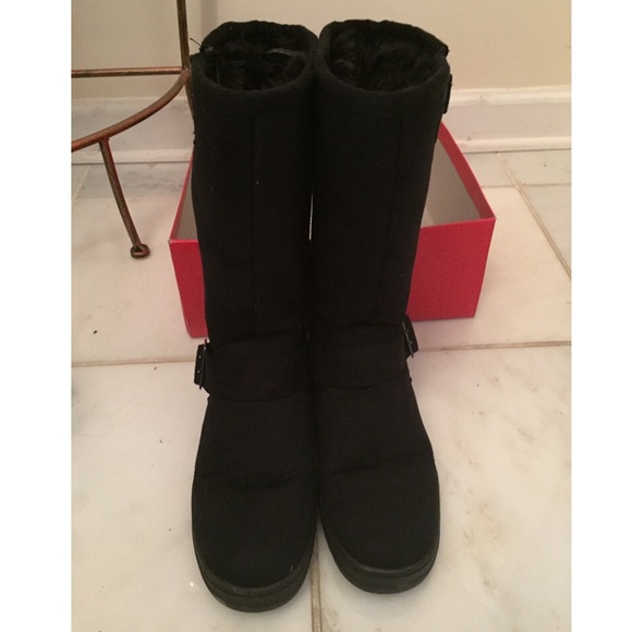 Winter boots Black boots warm and soft size 7 M - Picture 1 of 14