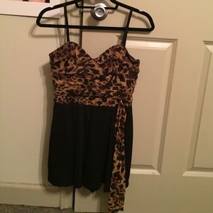 Cheetah Print Romper