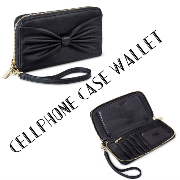 🎀 bow wristlet wallet 🎀