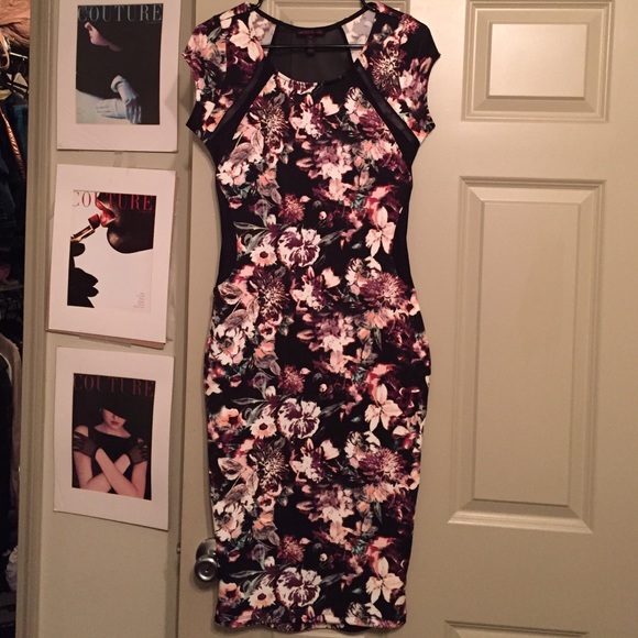 Floral print dress