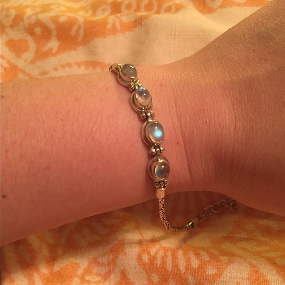 Rainbow moonstone bracelet