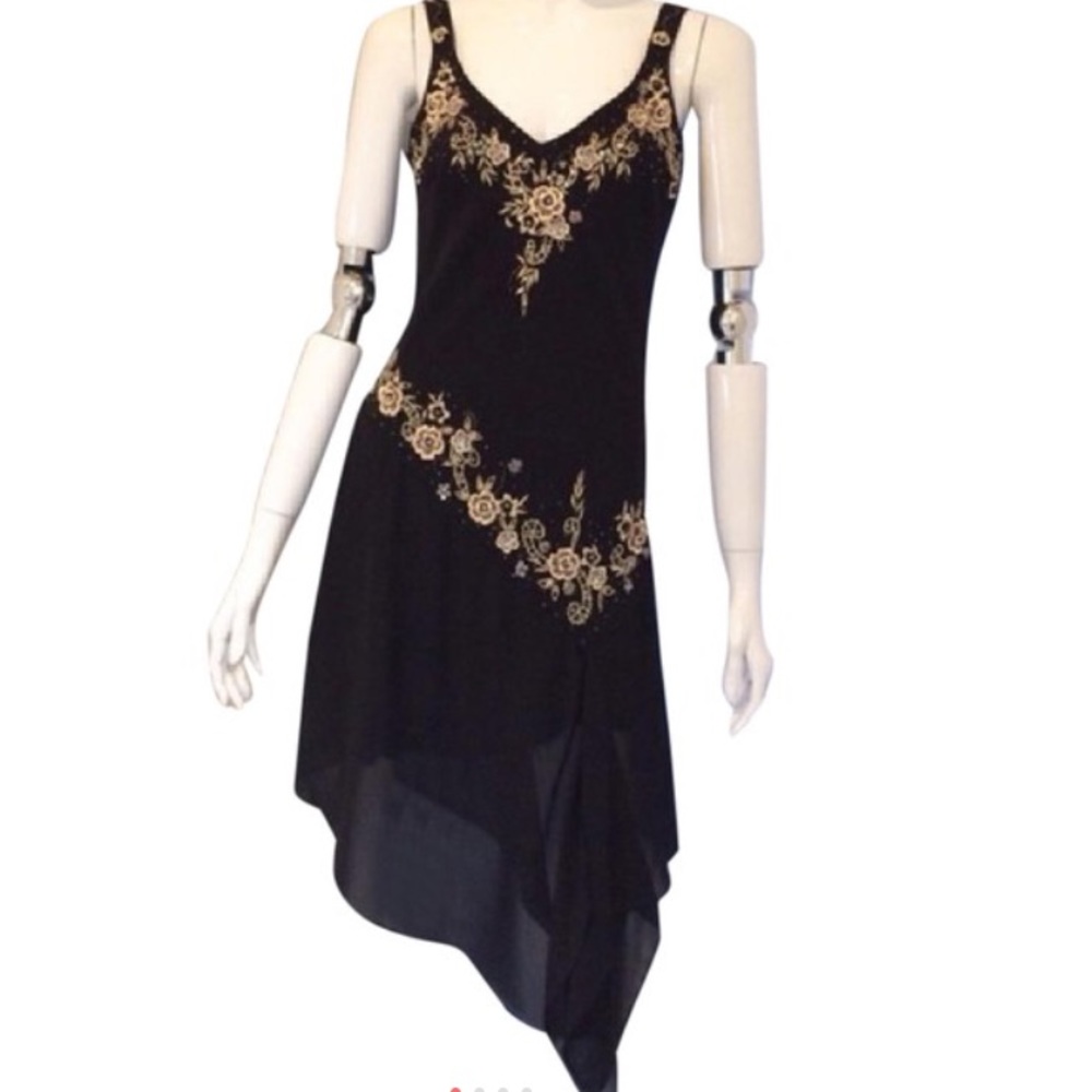 R&M Richards Embroidered Jewel Detailed, Dress