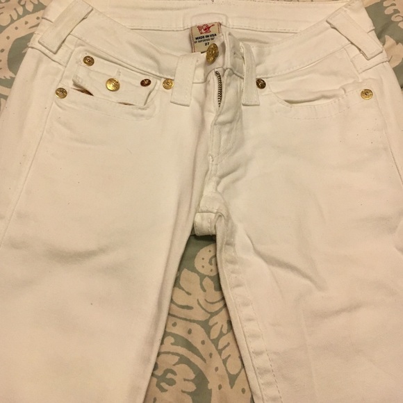 White jeans