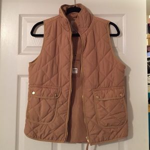Thread & Supply Puffer Vest in Camel