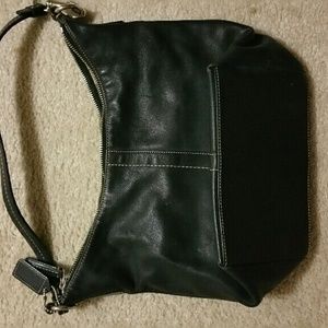 Authentic black coach purse