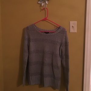 Silver sparkle sweater size S