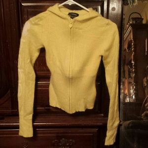 Bebe Zip Up Sweater Hoodie