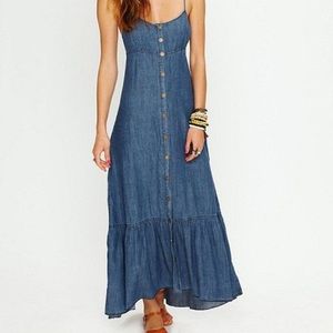Free People Blue Jean Dress 👖