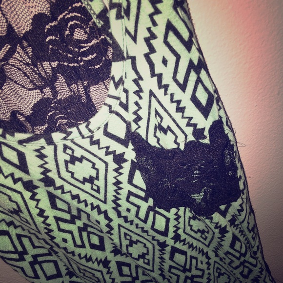 Tribal print tank