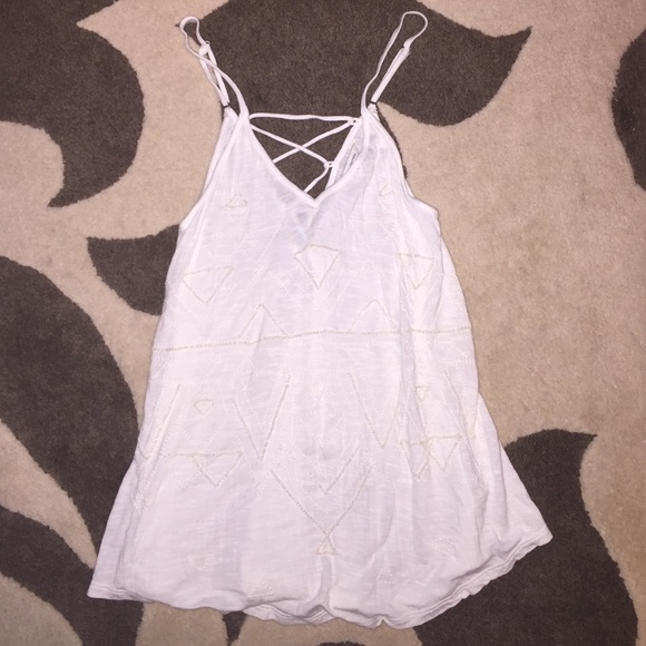 American Eagle beaded tank