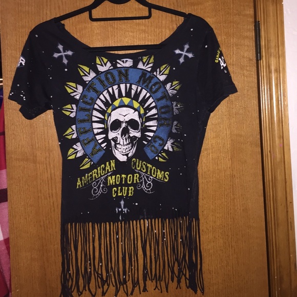 Women's fringe crop top