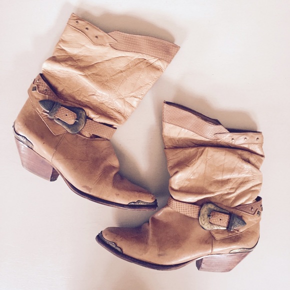 Shoes - Real Leather Boho Boots