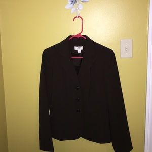 Ann Taylor Loft chocolate blazer size 2