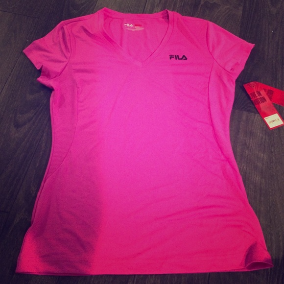 Fila pink running t-shirt