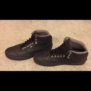 Van's black and gray high-tops