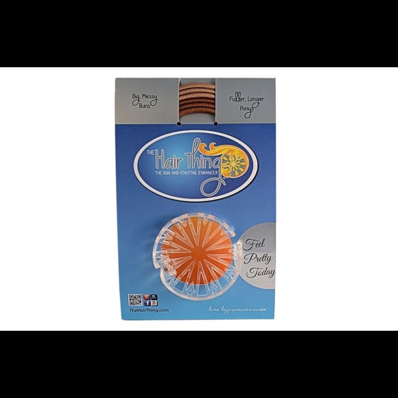 The Hair Thing with Brownish Reddish Elastics.