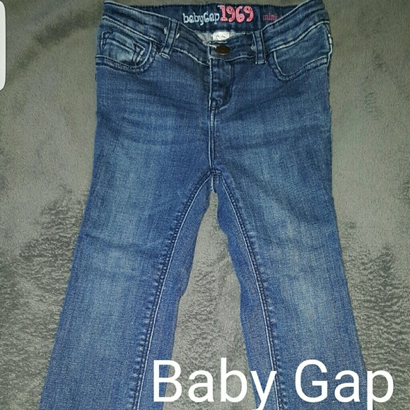 Little Girl's Denim Jeans - Picture 1 of 3