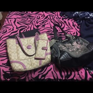 Coach and juicy purse