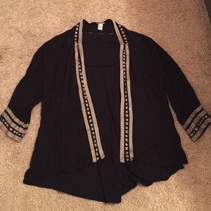 Forever 21 Black Kimono
