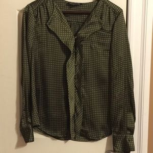 Jones New York Green Blouse