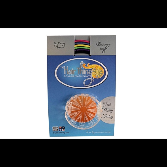 The Hair Thing with multi-colored elastics