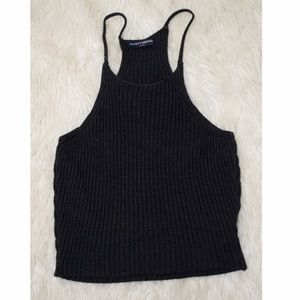 Black knit brandy melville tank