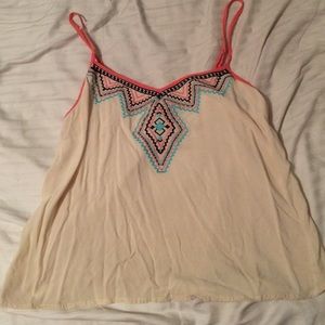 aztec print tank