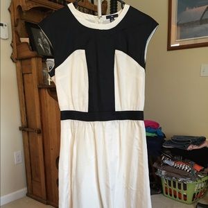 Gap linen geometric dress