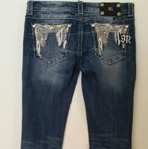 Miss Me Buckle boot leg long jeans