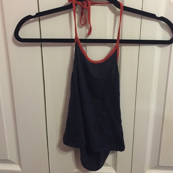 brandy melville cropped halter top