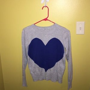 Halogen heart sweater size XS