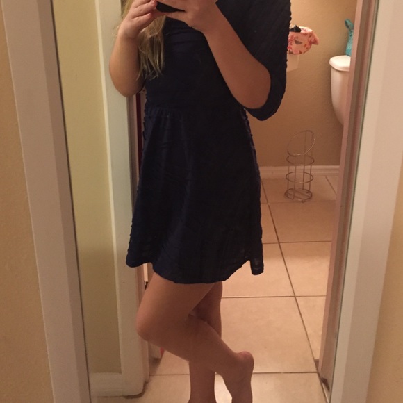Navy blue dress