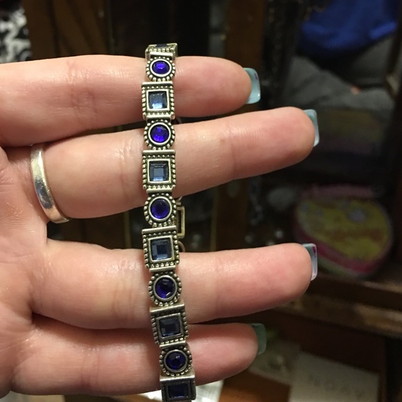 Dark and light blue -MATCHING EARRINGS SEPARATE