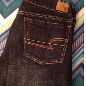 American eagle 14 xlong fav boyfriend jeans
