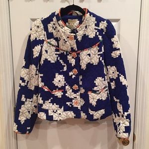 Corduroy Graphic Print Jacket
