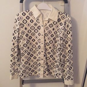 Jmclaughlin long sleeve Catalina material shirt xs