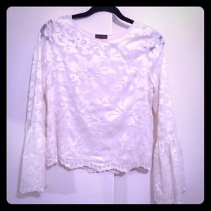 Bohemian Lace Vince Camuto Bell Sleeves Blouse