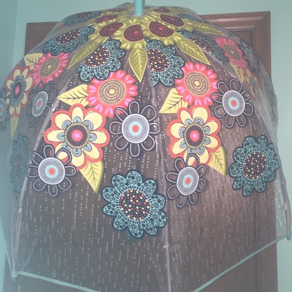 Vera Bradley flower shower bubble umbrella