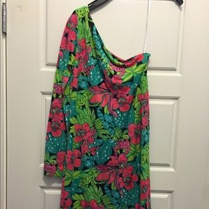 Lilly Pulitzer One Shoulder Dress