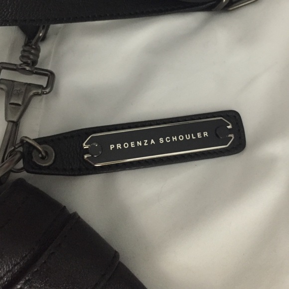 Proenza Schouler black leather PS1 pouch crossbody - Picture 2 of 3