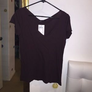 NWT Brandy Melville maroon top!