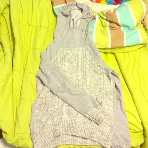 No Boundaries gray sweater