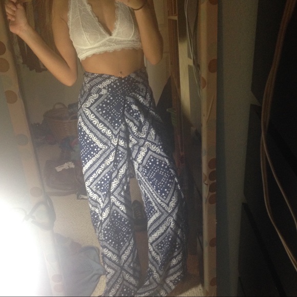 Wrap Wide Leg Lounge Pants