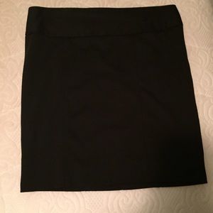 Black pencil skirt