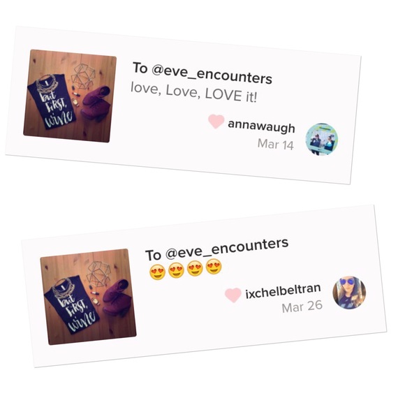 •LAST•'BUT FIRST, WINE' PRINTED TANK🍷 - Picture 4 of 4