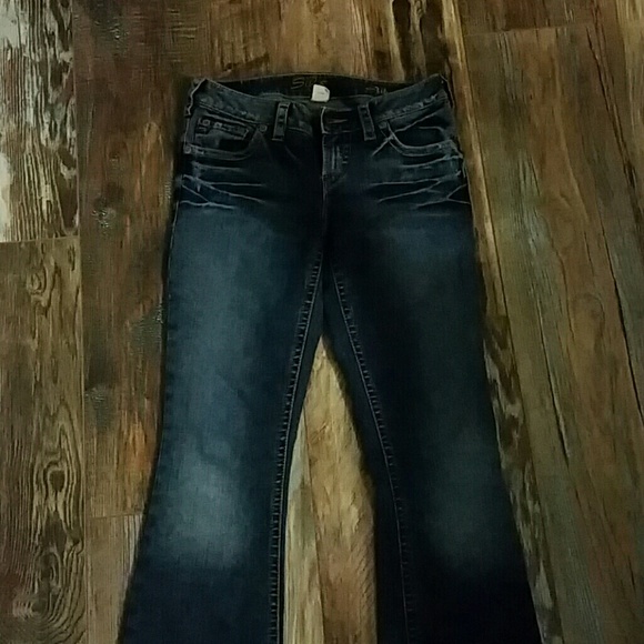 Silver boot cut jeans - Picture 1 of 3